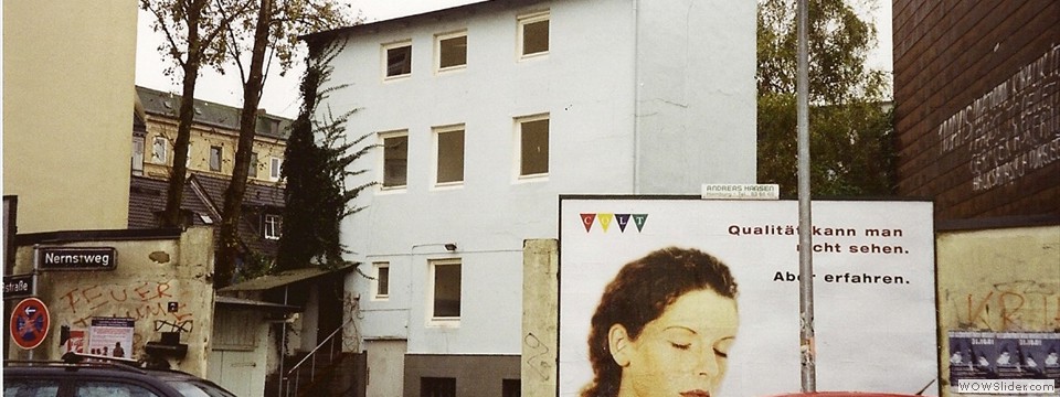 Zeitsstraße vorher